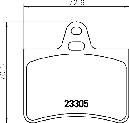 NF PARTS Комплект тормозных колодок, дисковый тормоз NF0019441